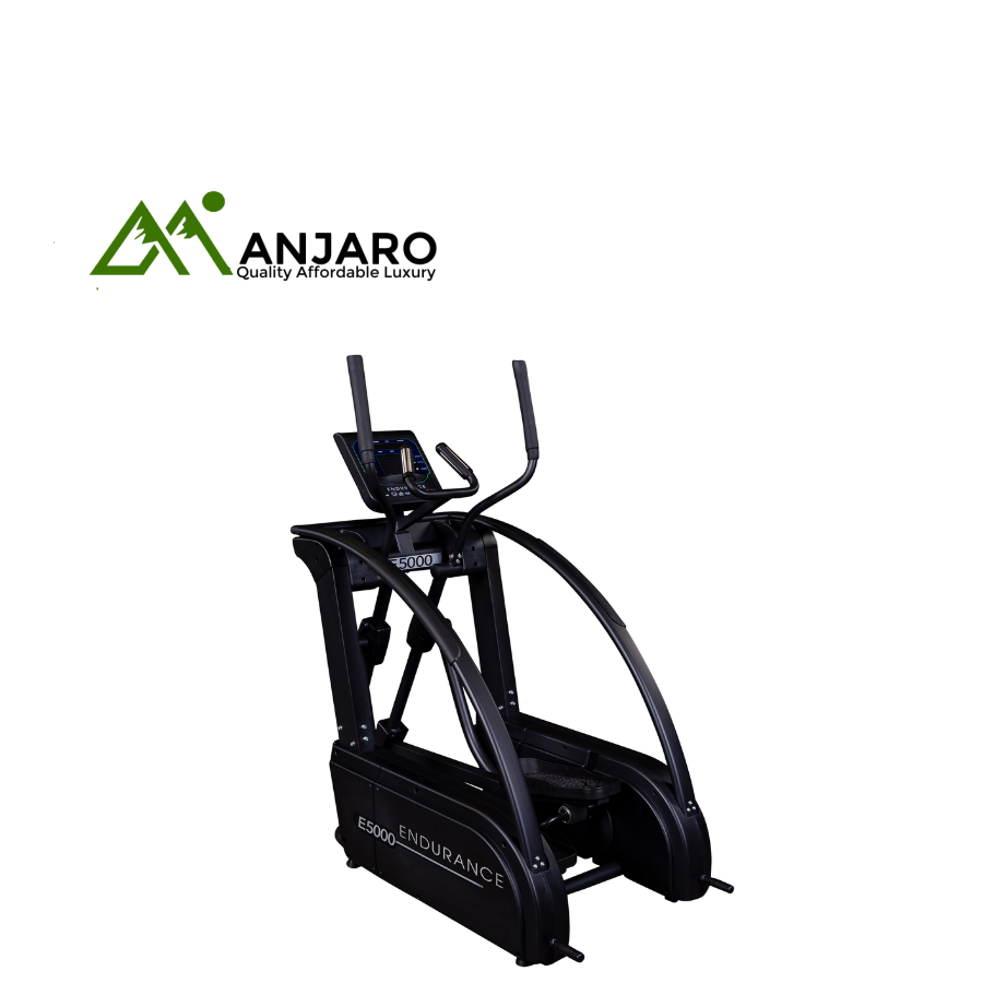 Endurance Premium Elliptical Trainer E5000 – Commercial Grade, Center Drive, 53cm Stride & Self-Generating Power