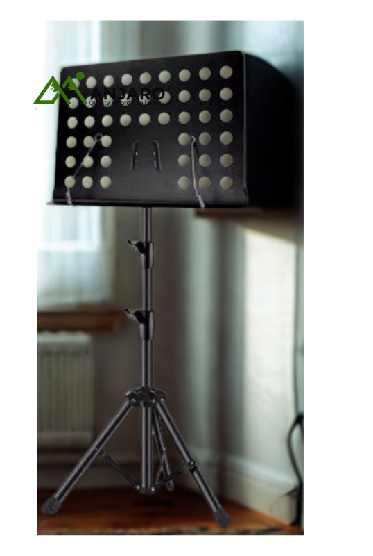 Adjustable Metal Music Stand with 40×27cm Panel-A10