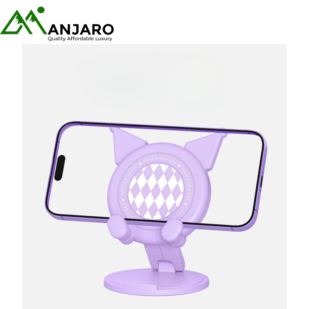 Cartoon Creative Folding Rotating Desktop Lazy Phone Holder (Shipping fee Included)