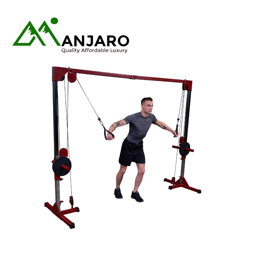 Best Fitness Cable Crossover BFCCO10 – Plate Loaded, Dual Pulley Machine for Full Body Strength & Home Gym Versatility
