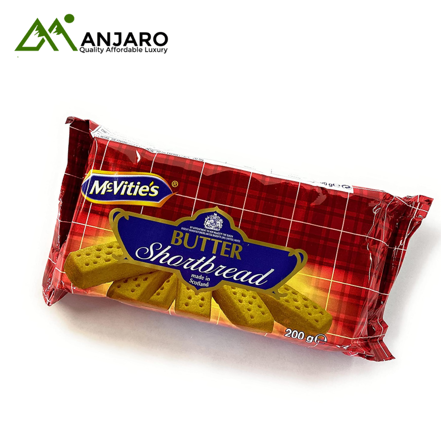 McVitie’s Shortbread Biscuits – 200g | Rich, Buttery & Delightfully Crunchy Snack