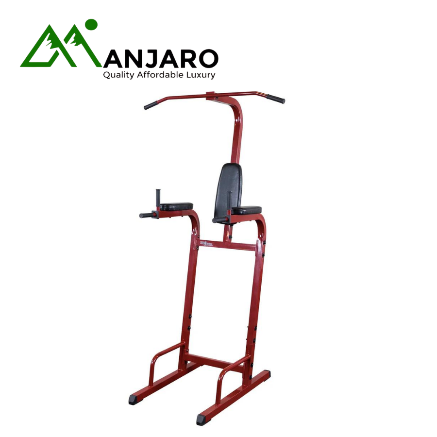 Best Fitness Vertical Knee Raise BFVK10 – 4-in-1 Power Tower for Core, Chest, Back & Arms | Compact Design