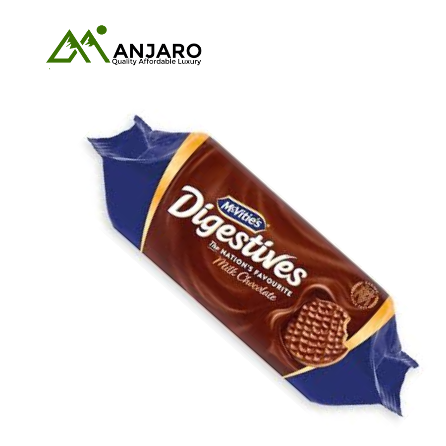 McVitie’s Digestive Milk Chocolate 433g | Deliciously Smooth & Crunchy Biscuits