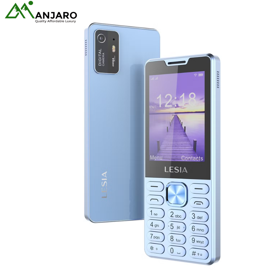 LESIA L282 Feature Phone – 2.8 inch Display, Dual SIM, 1400mAh Battery, Wireless FM & Torchlight