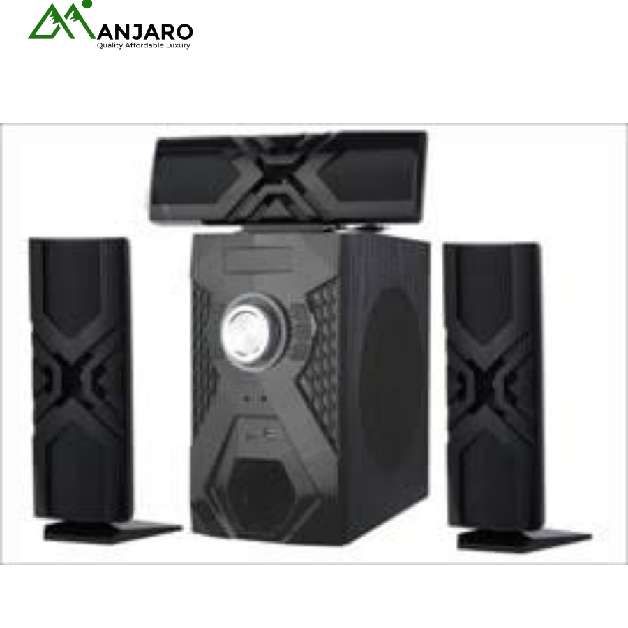 Amigool S817 3.1 Multimedia Speaker System – Deep Bass Home Theatre with Bluetooth, USB & FM Radio