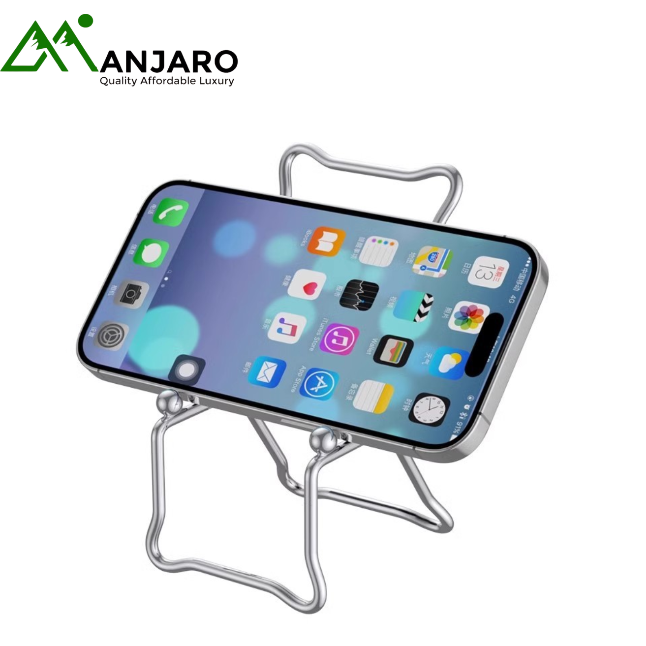 New Style Mobile Phone Stand – Creative Metal Chair Support (Shipping fee included)