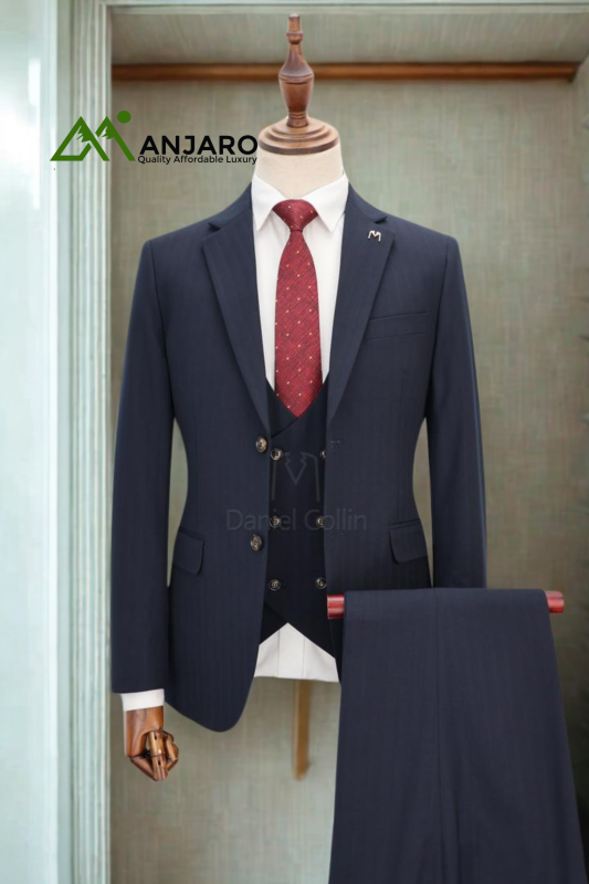 Daniel Collin 3PCS Suit – Elegant Cut, Premium Fabric, Timeless Style for Formal Occasions