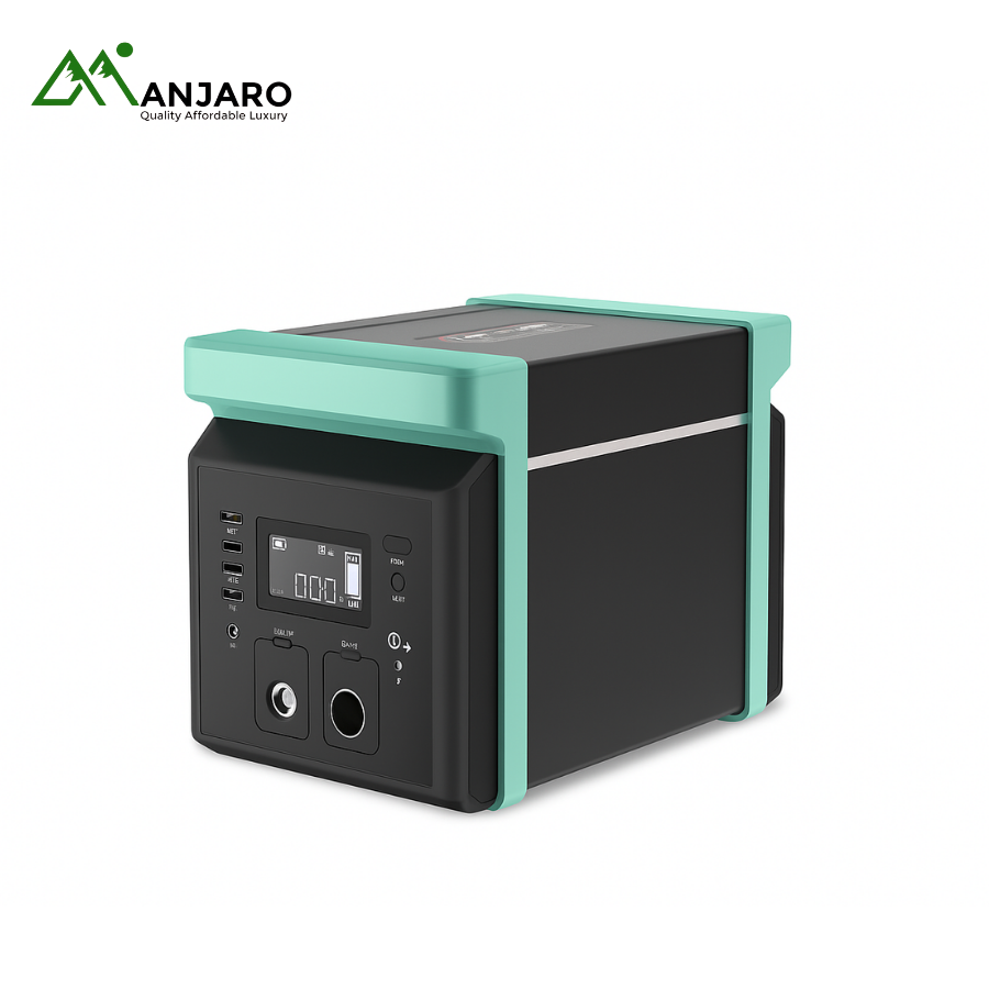 Ecovol Portable Power Station – Smart Solar Generator for Outdoor, Emergency & Home Backup Power