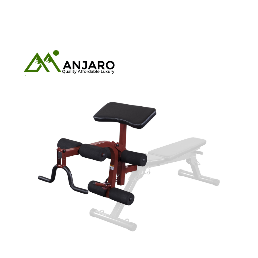 Best Fitness Leg Developer & Preacher Curl Attachment BFPL10 – Dual Function Upper & Lower Body Trainer