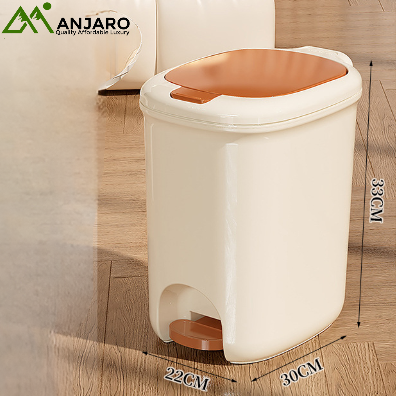 Household Large-Capacity Foot Pedal Trash Bin