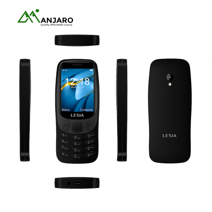 LESIA L257 Feature Phone – 2.4 inch Display, Triple SIM, 2200mAh Battery, Wireless FM & Torchlight
