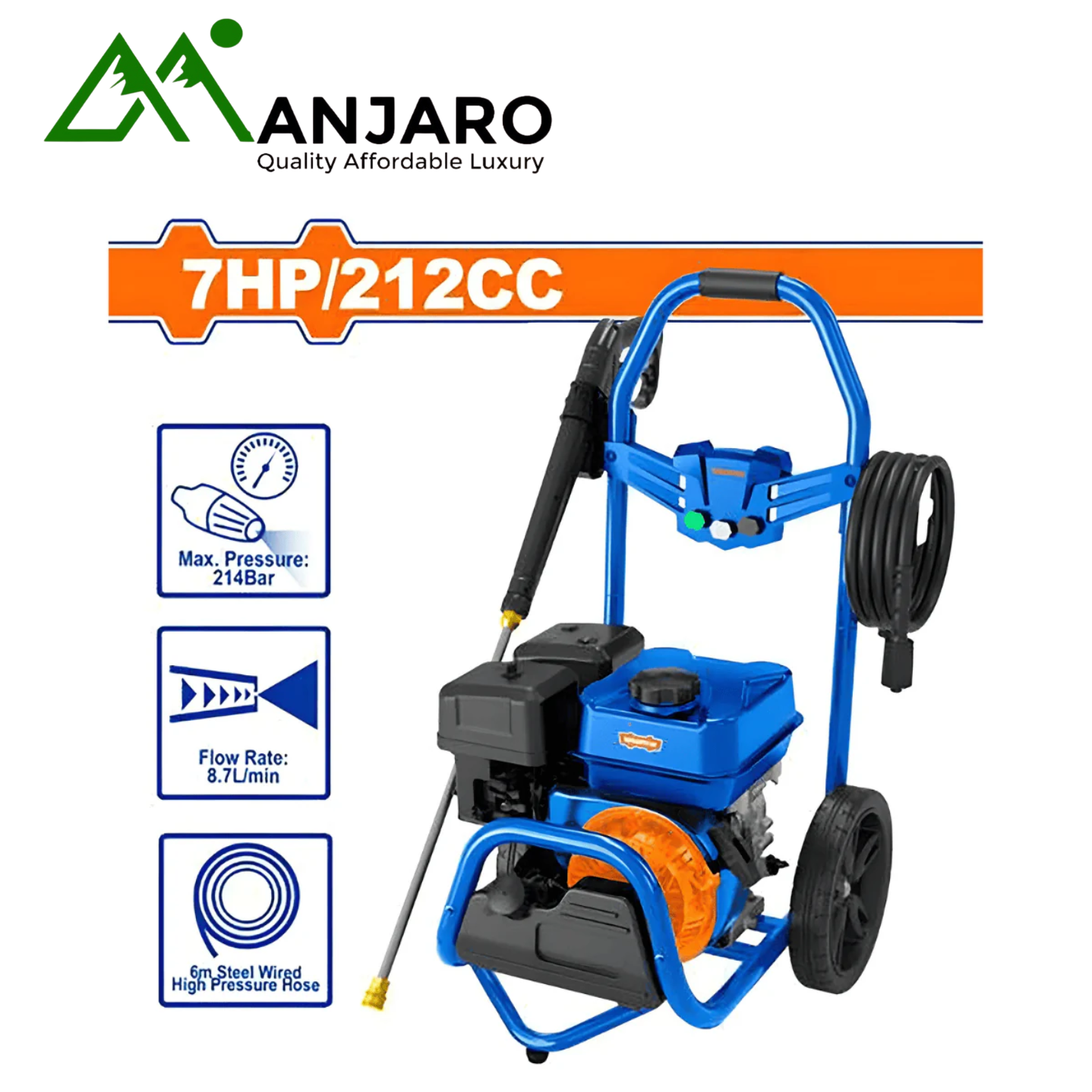 Gasoline Pressure Washer 212cc WGPS1A28