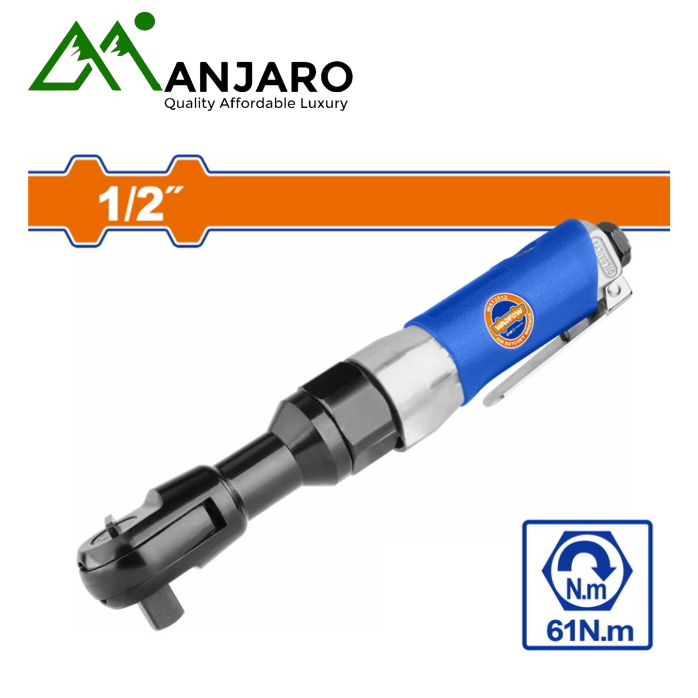 WAT3512 Air Ratchet Wrench – 1/2" Drive