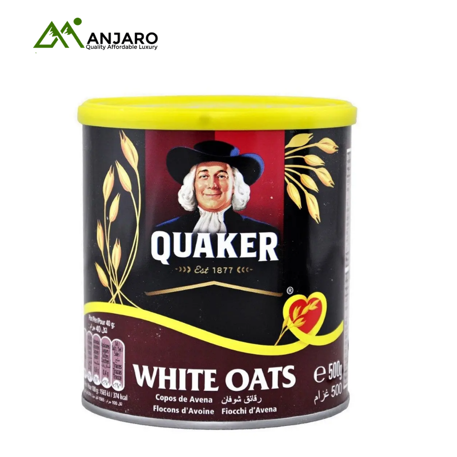 Quaker White Oats – Smooth & Nutritious Whole Grain Oats • 500g