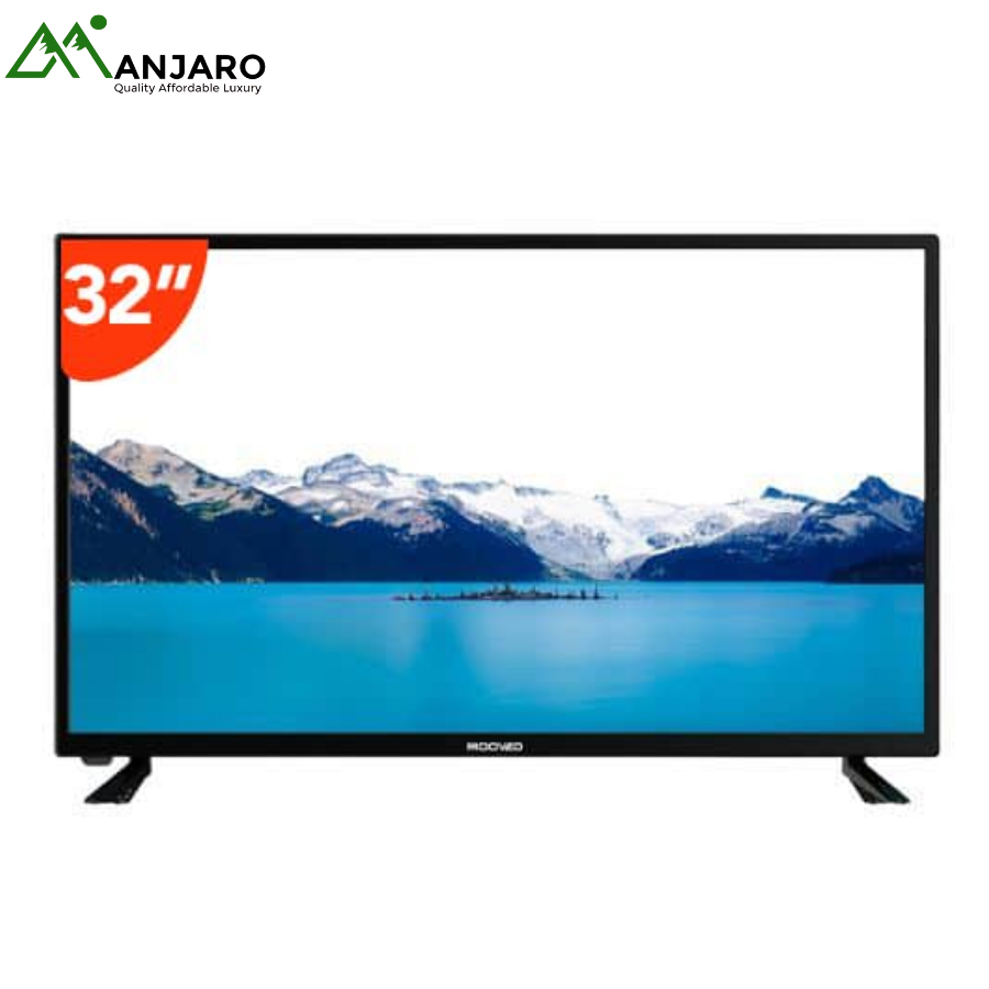 Mooved 32FSM01 32-Inch Full Screen Smart TV with T2+S2 Digital Decoder – Stunning HD Visuals & Smart Connectivity