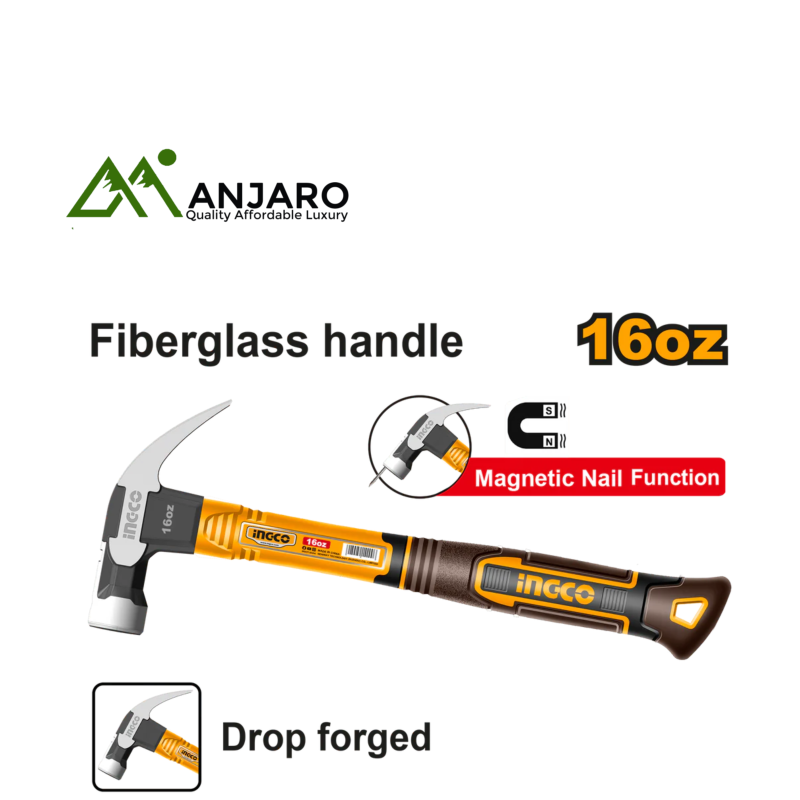Ingco HCH81020 & HCH81016 Claw Hammers