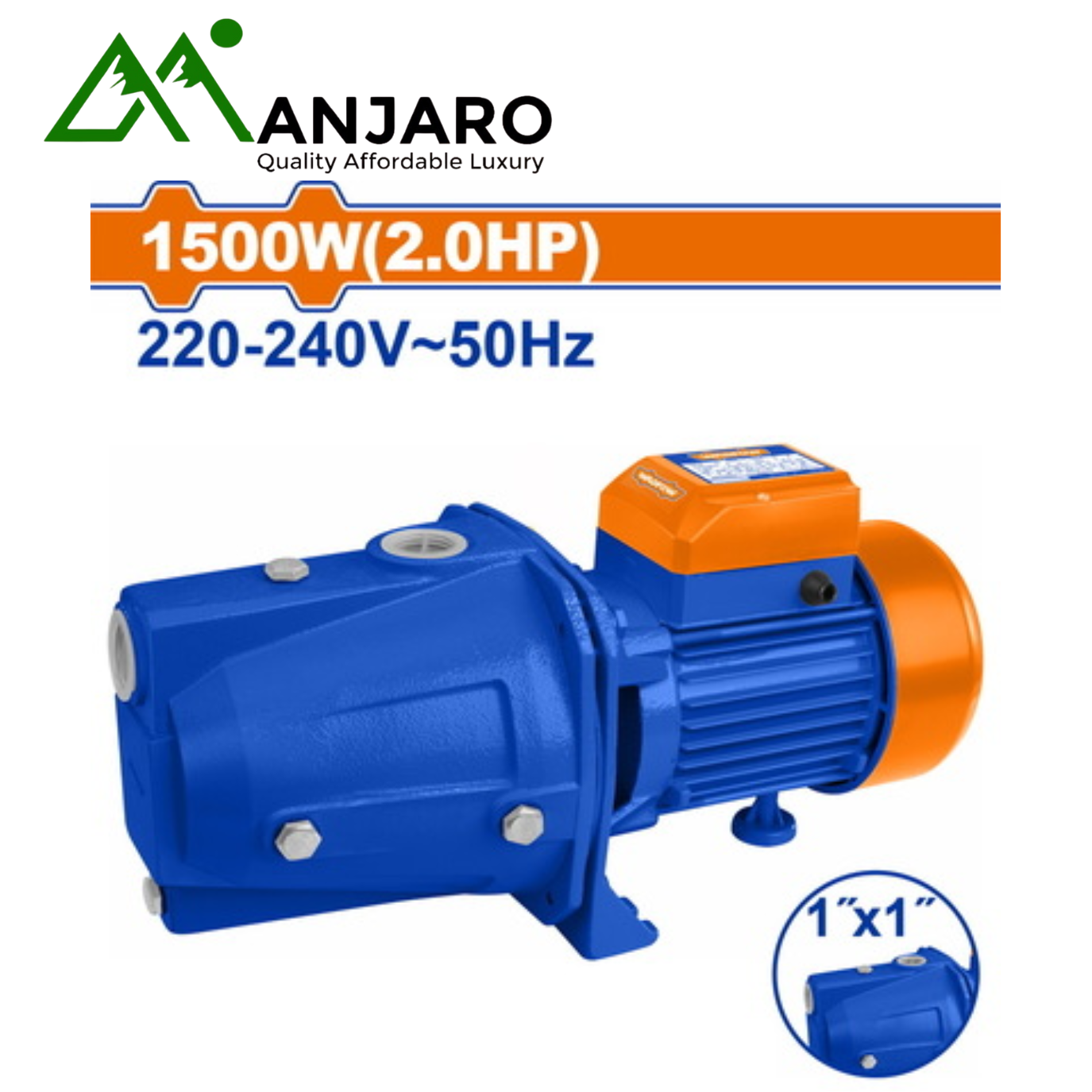 WWPJA03 & WWPJA05 Self-Priming Jet Water Pumps