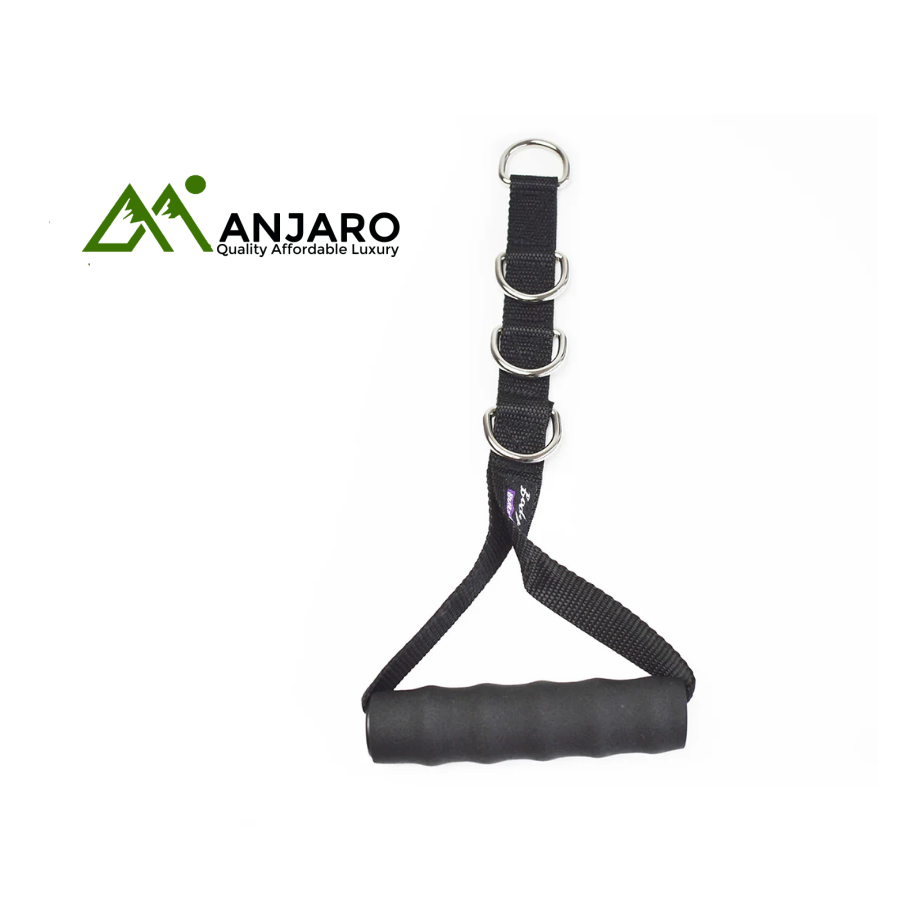 Body-Solid Adjustable Nylon Stirrup Handle NB59 – Heavy-Duty Grip Handle for Cable Machines