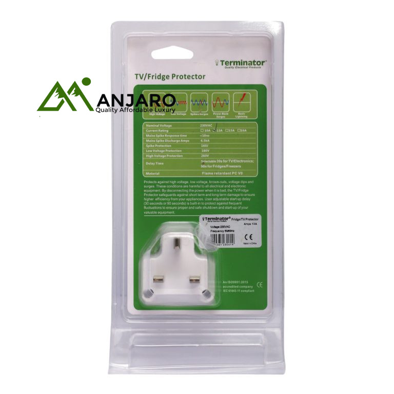 TV/Fridge Protector Universal  Socket 13A Plug