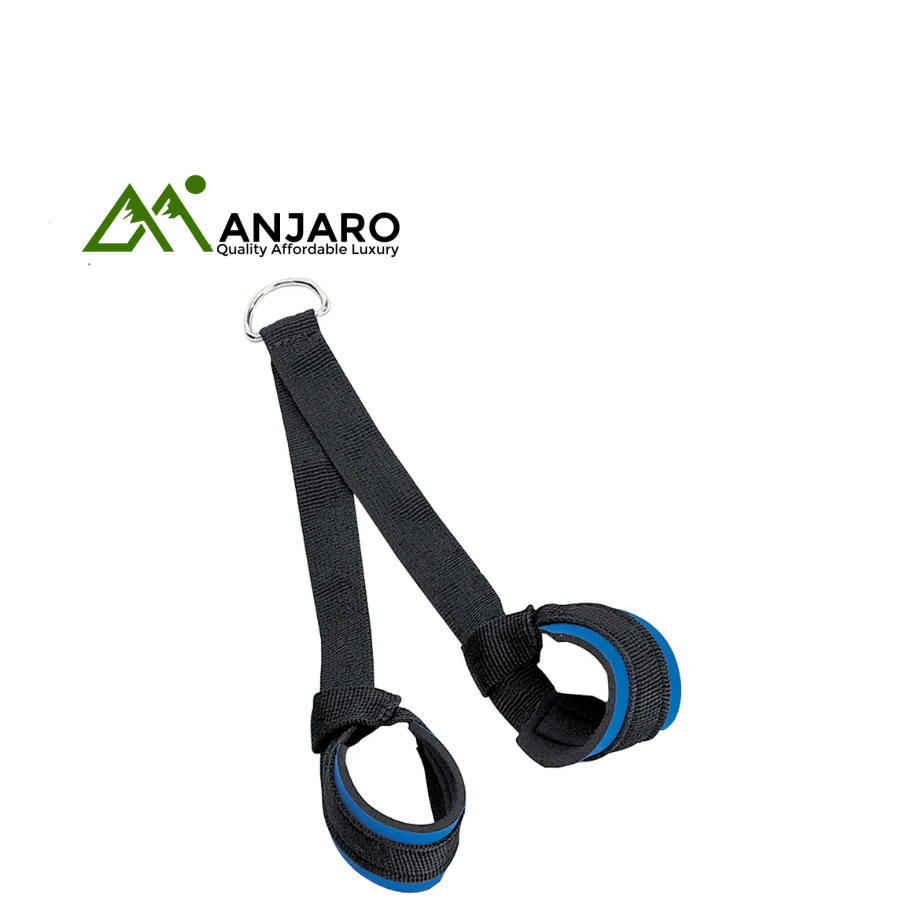 Body-Solid Nylon Triceps Strap NTS10 – Neoprene-Lined Cable Attachment for Arm & Core Workouts