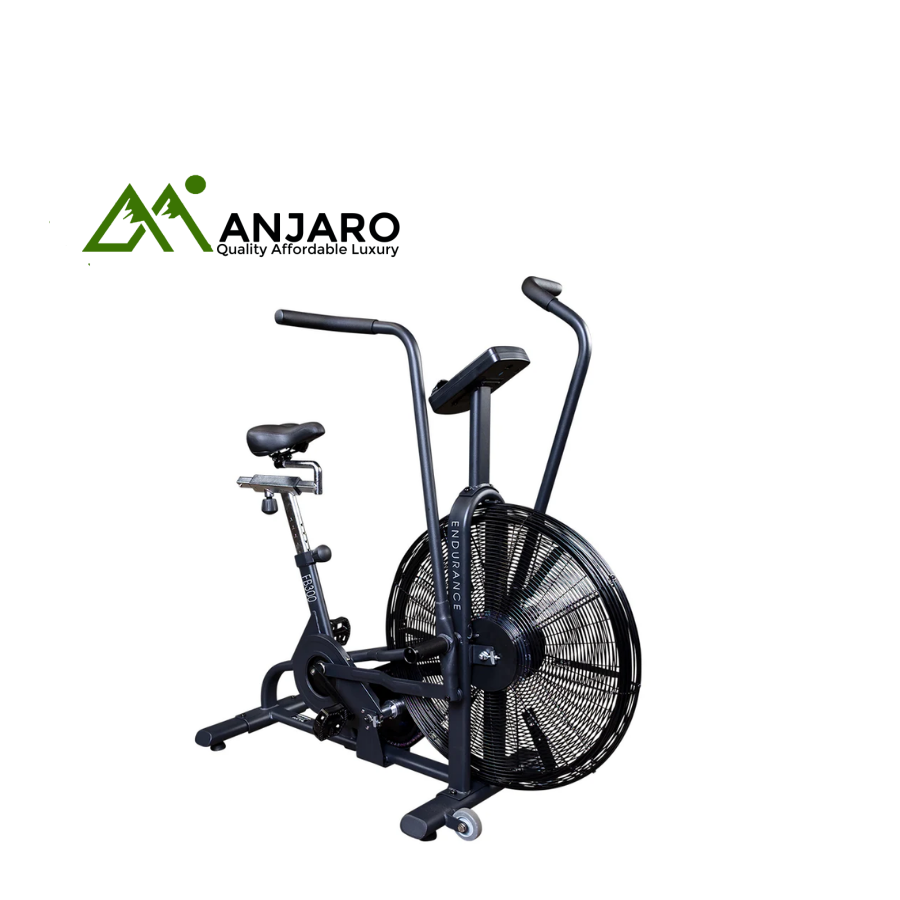 Endurance Fan Bike FB300B Dual Action Air Bike – Commercial Grade, Fully Adjustable & Max Resistance