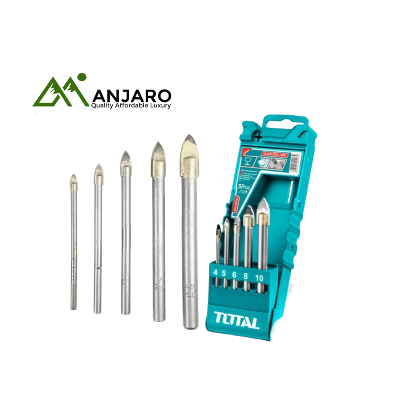 Total 5 Pcs glass drill bits TACSD7256