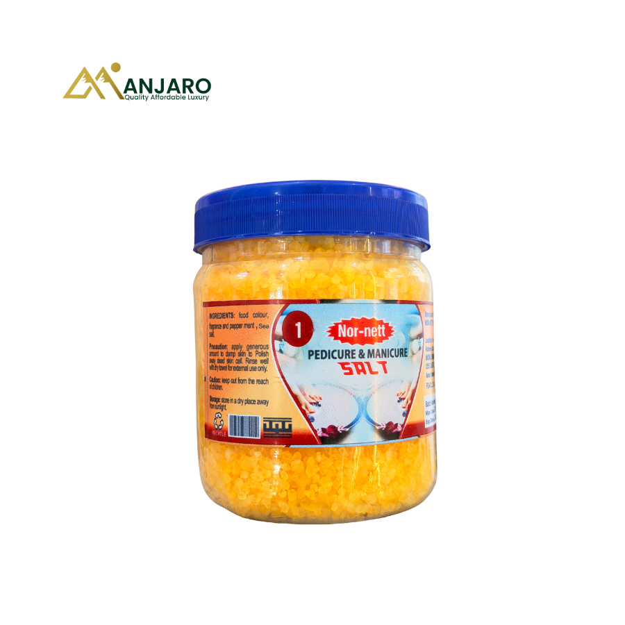 Nornet Pedicure and Manicure Salt | Relaxing Nail Care Soak for Soft Smooth Hands & Feet Treatment