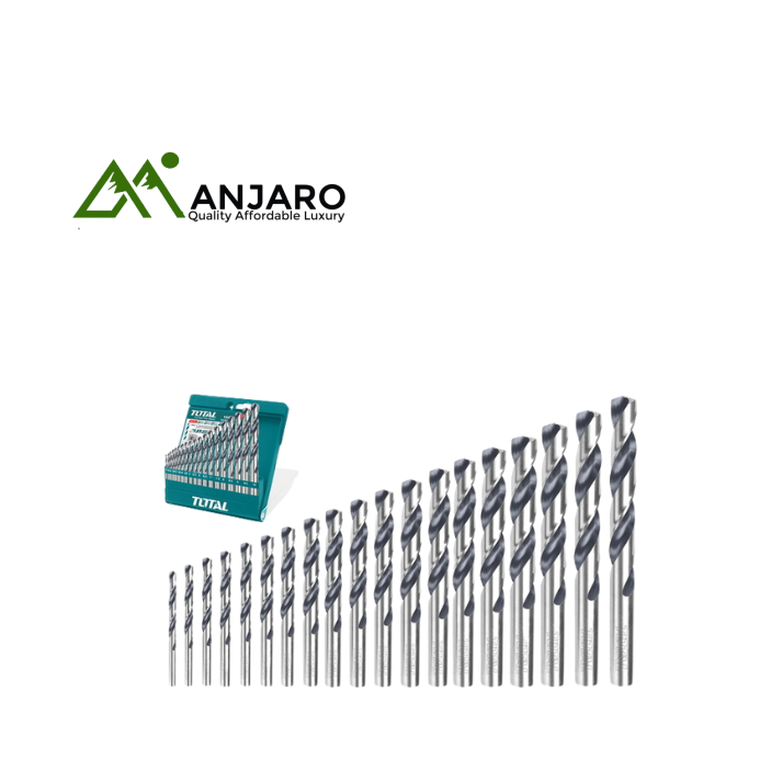 Total TACSD0195 HSS twist drill bits set