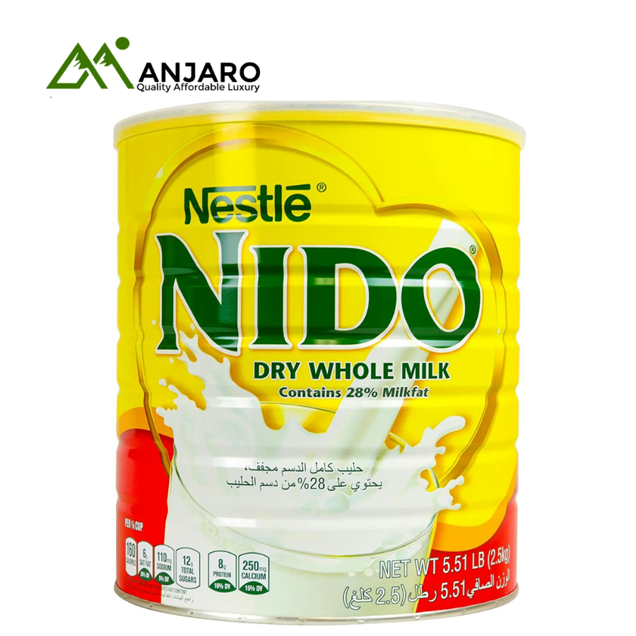 Nestlé Nido Fortified Milk Powder – 2500g | Rich, Nutritious, and Energy-Boosting Family Milk