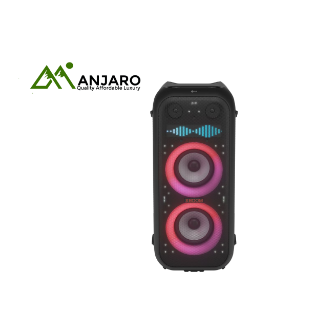 LG XBOOM XL9T Party Speaker – Telescopic Handle, Bluetooth, IPX4 Water Resistance, Sound Boost – Black