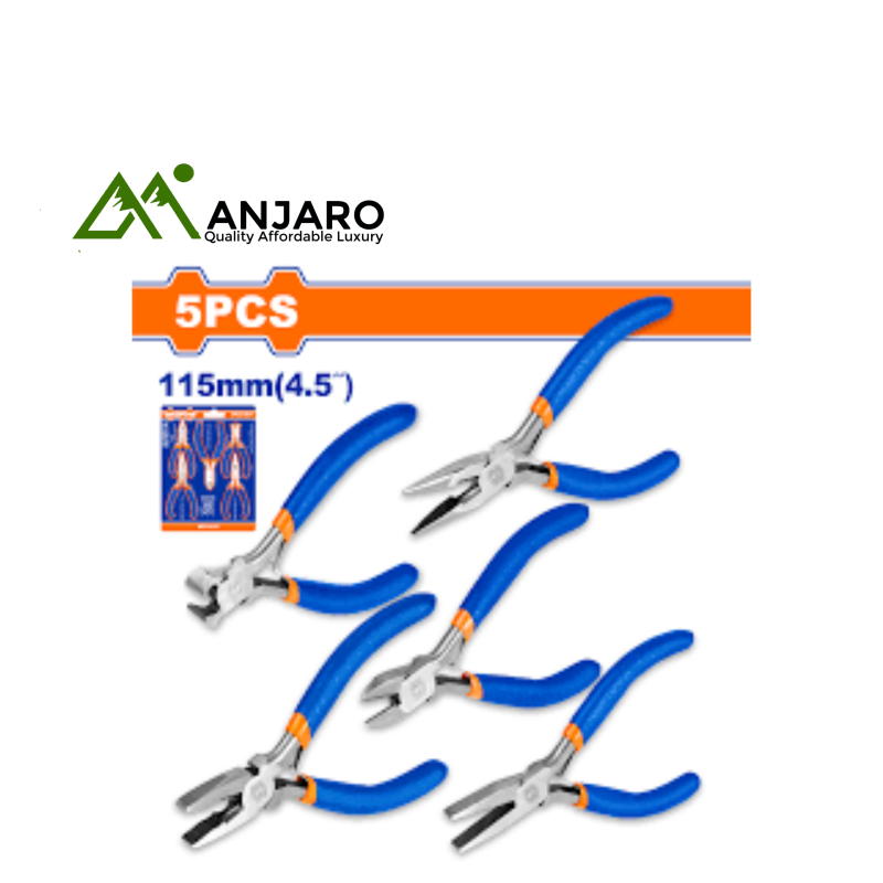 Wadfow 5 Pcs Mini Pliers Set WPS1615