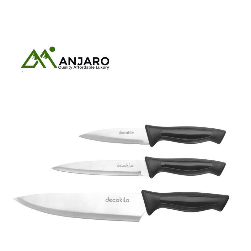 Decakila 3Pcs Kitchen Knife Set KMTT109B