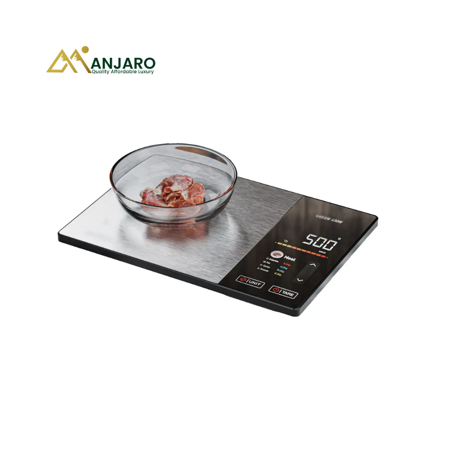 Green Lion GNSMFSL6BK Smart Food Scale – Digital Nutritional Kitchen Scale with Bluetooth & App Tracking