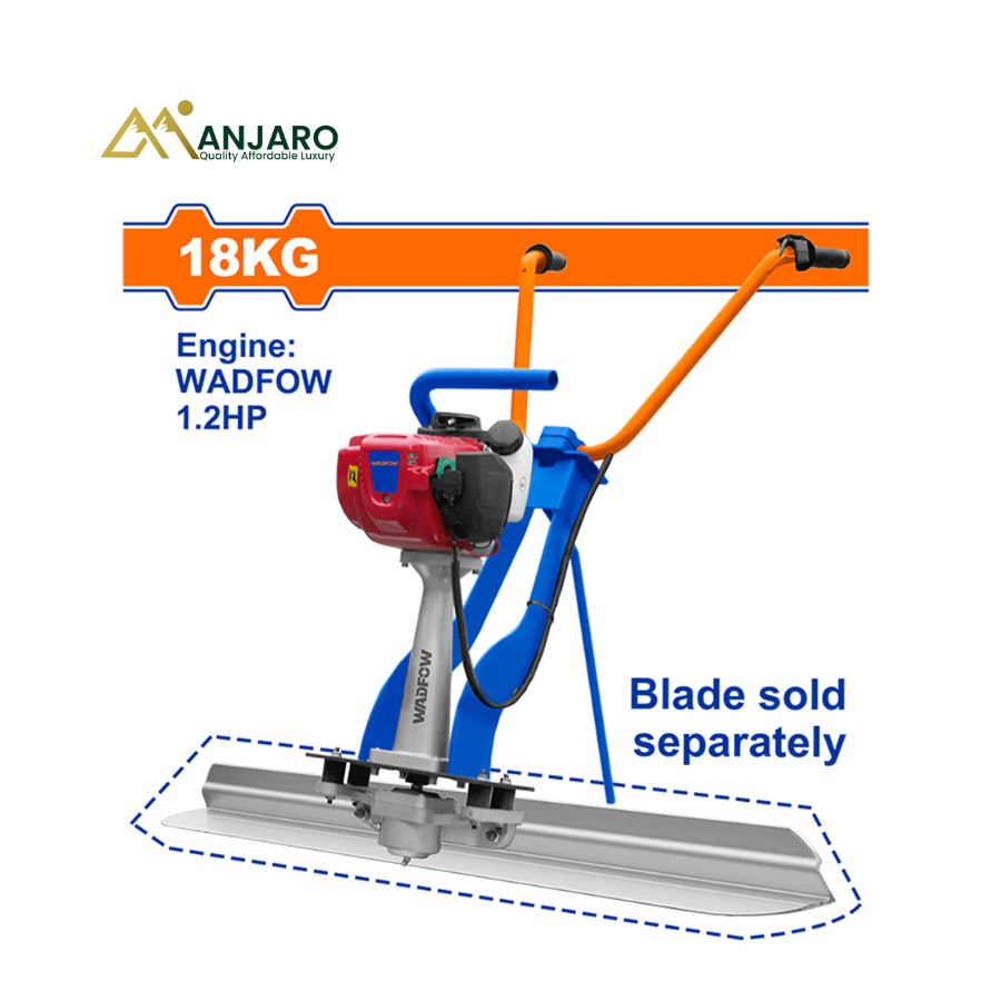 WADFOW Surface Finishing Screed – 1.2HP Gasoline Concrete Leveling Machine – 33.7cc  WSFS2A09