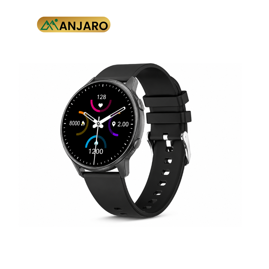 MX1 Bluetooth Smart Watch 1.28-Inch IPS Display – Full Touch Fitness Tracker with MP3 Playback & APP Control