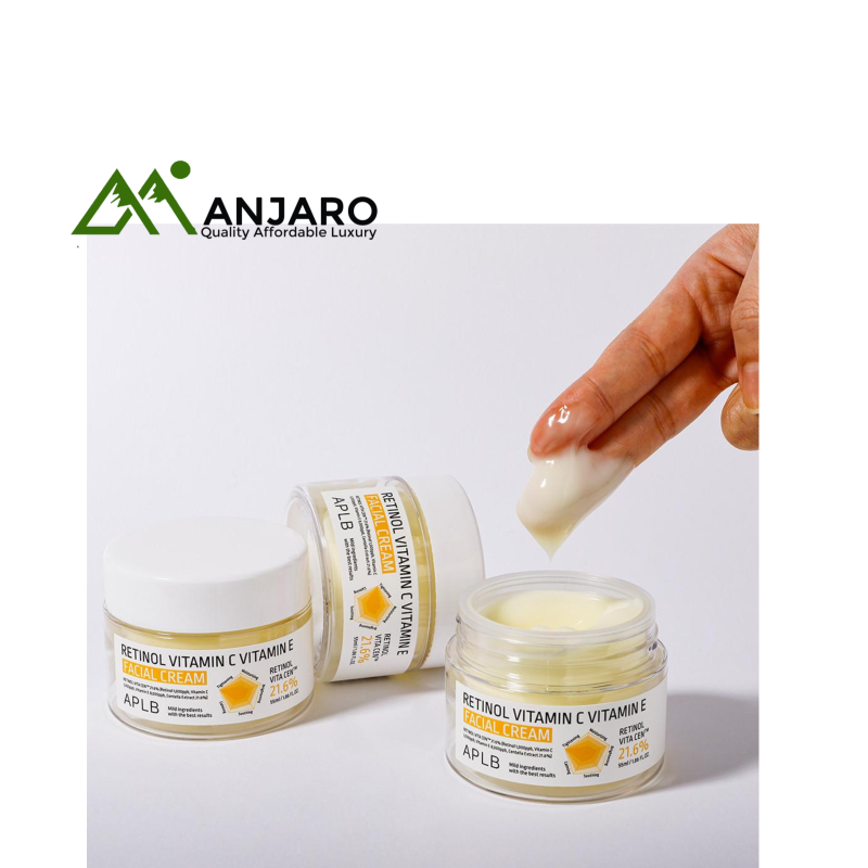 APLB Retinol Vitamin C & E Facial Cream - 55ml | Anti-Aging, Brightening & Hydrating Skincare Formula