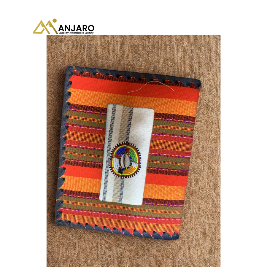 Artisanal Heritage Kente Striped Journal – A5