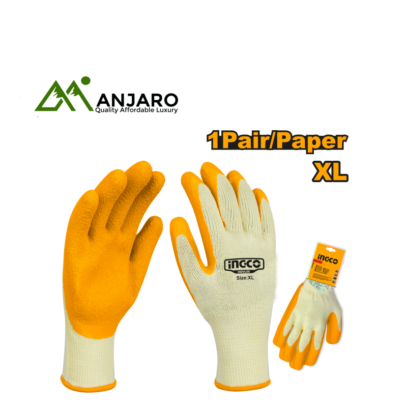 Ingco Latex Gloves – XL   HGVL05