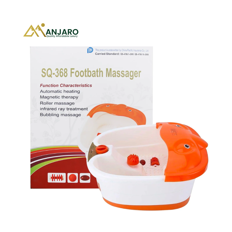 Electric Pedicure Bowl (Footbath Massager) | Relaxing Foot Spa with Massage Therapy, Heat & Bubble Soak Comfort
