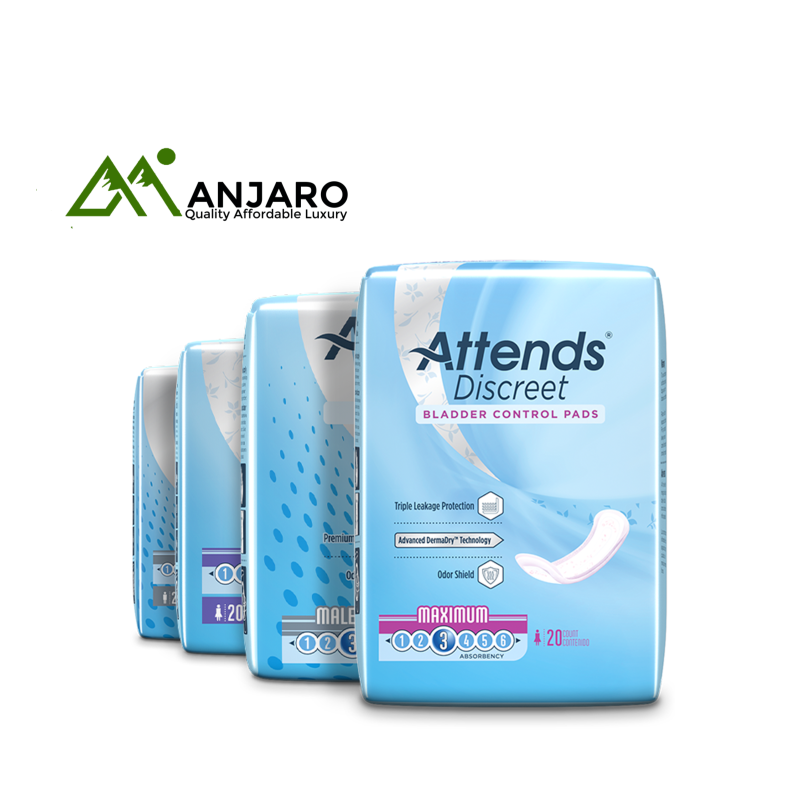 Attends Discreet Bladder Control Pads – Comfortable, Absorbent & Odour-Controlled