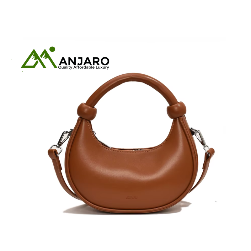 Summer Small Fresh Crescent Bag – Canvas Foreign Style Handbag with Letter Pattern