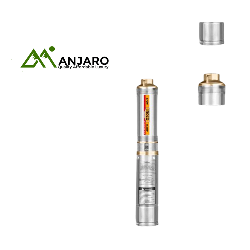 (DWP37062,DWP55062,DWP75062,DWP110062) DWP Series 4" Deep Well Pumps – 0.5HP to 1.5HP | High-Pressure Stainless Steel Submersible Pumps with Control Box