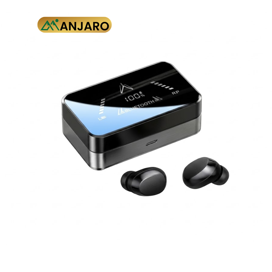 Bluetooth Headset Bluetooth 5.3 – 6–8H Call Duration, 350mAh Battery, Black – T5