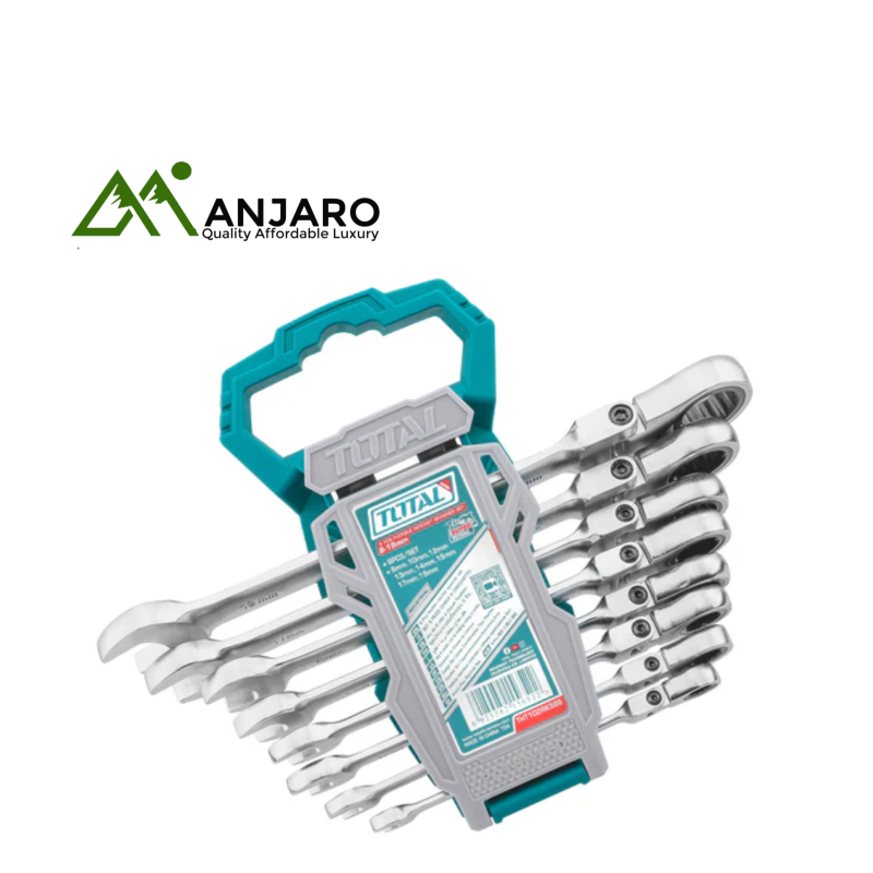Total  8 Pcs flexible ratchet spanner set THT102RK586