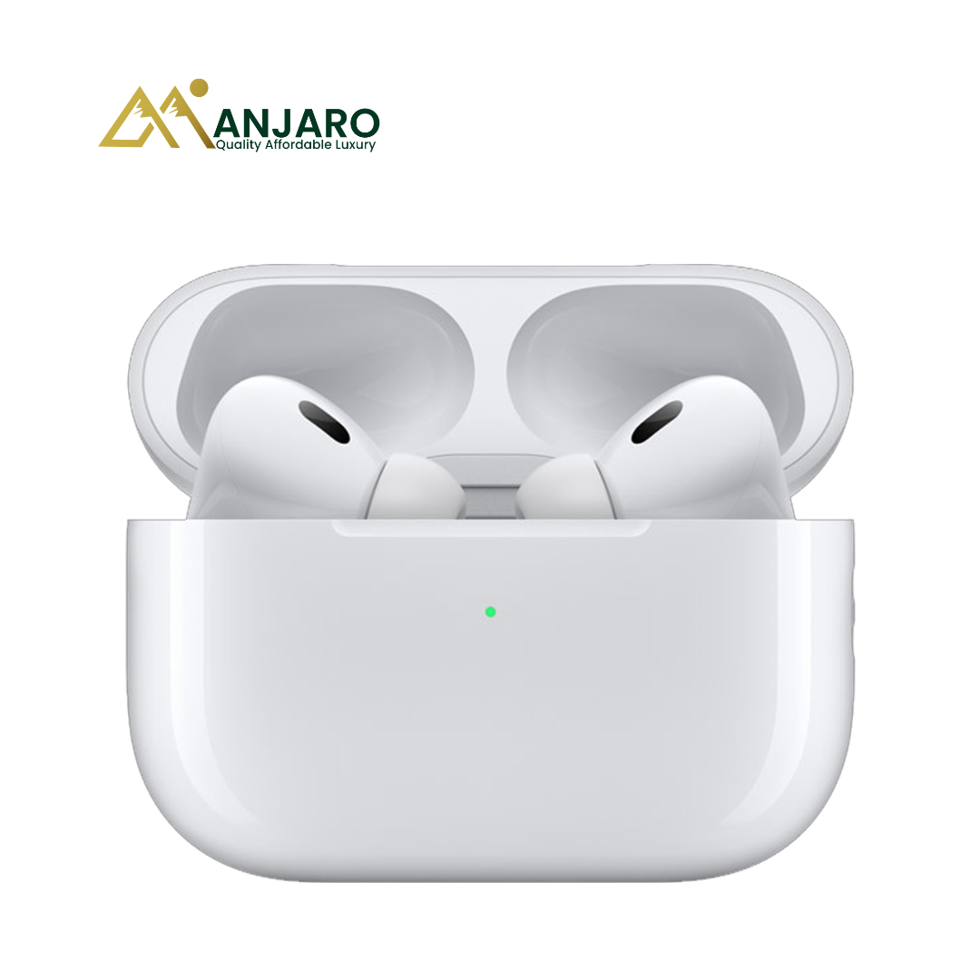 Premium ANC Wireless Earbuds (Pro 2 Style, USB‑C Case) – Noise Cancellation, Deep Bass & Long Battery Life