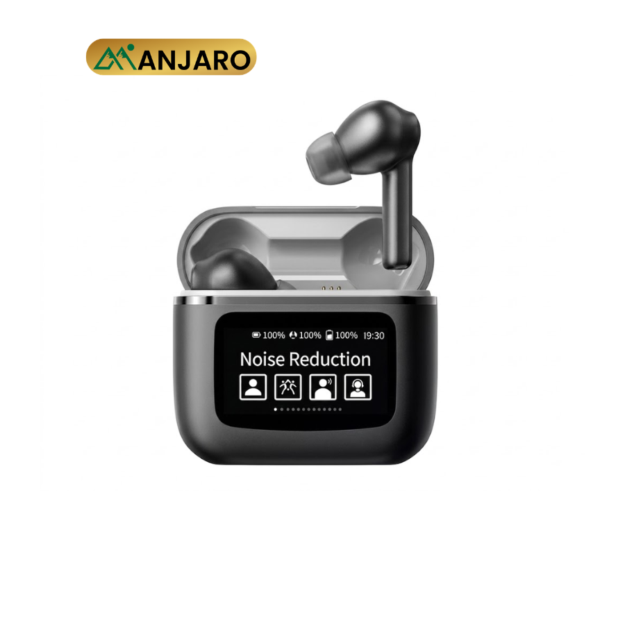 Bluetooth Headset Bluetooth 5.3 – 6–8H Call Duration, 500mAh Battery, Black/White – YW09