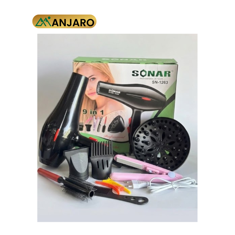 Sonar SN-1263 Hair Styling Tool – Professional Hair Dryer & Styling Appliance for Smooth Hair