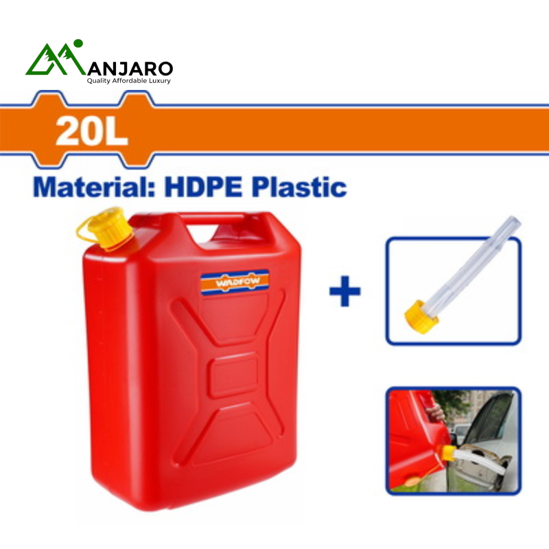WQY2320 Plastic Jerry Can – 20L HDPE Fuel Container with Spout | Durable, Leak-Proof & Easy Transfer