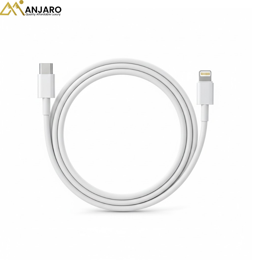 Type-C to Lightning Cable – 1m | White Fast Charging iPhone Cord