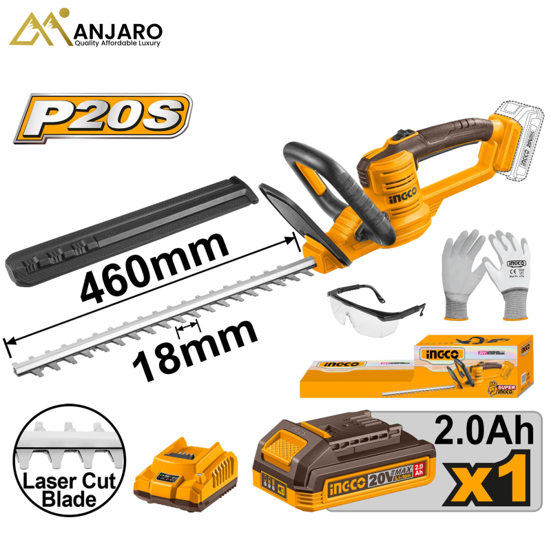 INGCO Cordless Hedge Trimmer – 20V  CHTLI20461